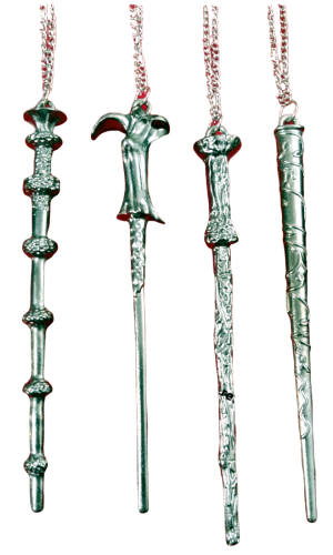 Lord Voldemort Harry Potter Zauberstab Kette Antik Silber