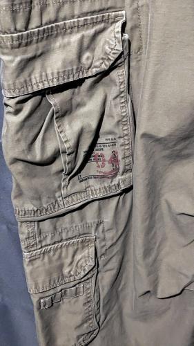 Männer SURPLUS Raw Vintage AIRBORNE FATIGUES TREKKING Cargo Hose US Military Pants 05-3598 - 7XL Sand