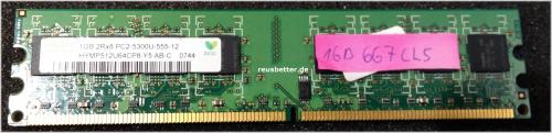 PC Arbeitsspeicher Hynix 1 GB HYMP112U64CP8  CL5