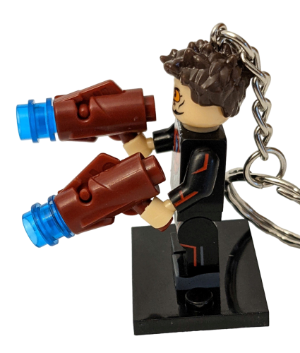 IRON MAN 2 - Schlüsselanhänger LOZ Bausteine  Set DIY Geschenke