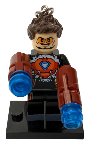 IRON MAN 2 - Schlüsselanhänger LOZ Bausteine  Set DIY Geschenke