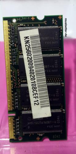 Infineon Laptop SDRAM 256 MB | HYS64D32020GDL-6-B PC2700S-2533-0-A1 | DDR 333, CL5.5