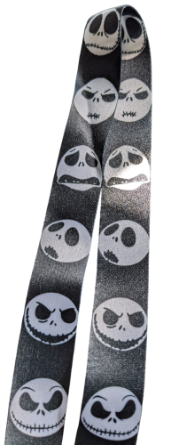 Nightmare Before Christmas mit verschiedenen Jack Mimik - Schlüsselband Kartenhalter