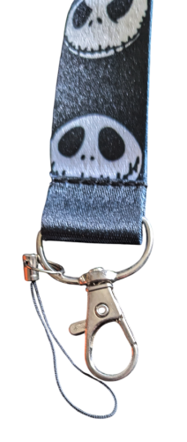 Nightmare Before Christmas mit verschiedenen Jack Mimik - Schlüsselband Kartenhalter