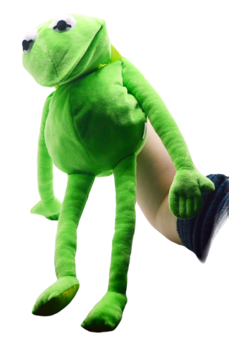 Kermit der Frosch Muppet Show Handpuppe Handspieltier mit Klappmaul