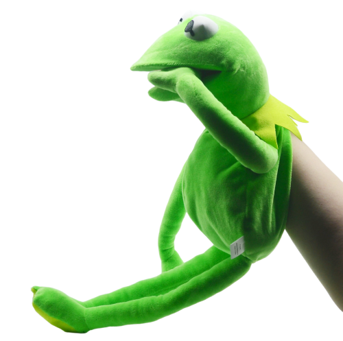 Kermit der Frosch Muppet Show Handpuppe Handspieltier mit Klappmaul
