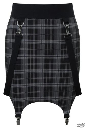 Killstar Strip Karo Damen Mini Rock XXL gebraucht