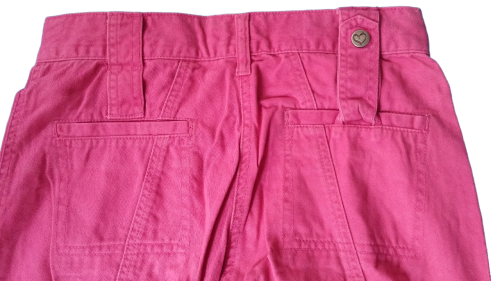 Kinder Cargohose Jeans für Mädchen Pink Größe 158 von Lamici
