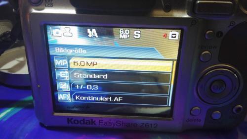 Kodak Easyshare Z612 Zoom Digital Kamera | 6,4 MP | 2,5" TFT LCD Monitor