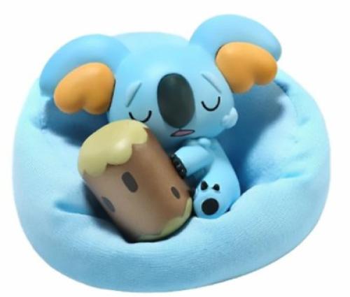 Pokémon Schlaf Figur Komala im Set mit Sammelbox