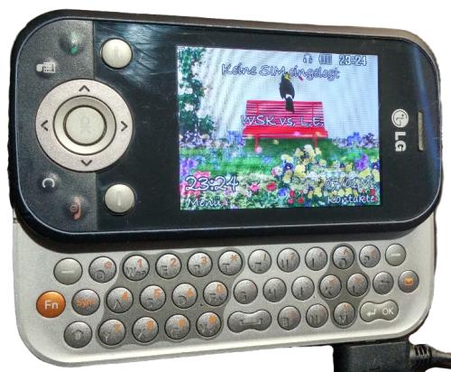 LG KS365 Sliderhandy | mit QWERTZ Tasten | 2,4 Zoll | 2 MP | Simlock Frei