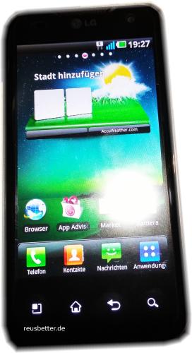 LG P990 OPTIMUS Speed Smartphone |  8GB | 4 Zoll | Android Smartphone | Simlock Frei