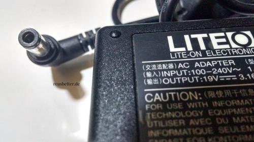 LITEON AC Adapter PA-1600-01 Notebook Netzteil 19V - 3,16A