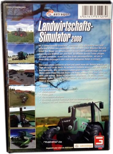 LANDWIRTSCHAFTS-SIMULATOR 2008 - PC CD-ROM