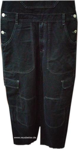 Kinderjeans Latzhose für Jungs von VEYs 777  Schwarz
