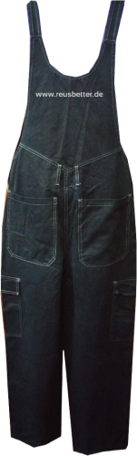 Kinderjeans Latzhose für Jungs von VEYs 777  Schwarz