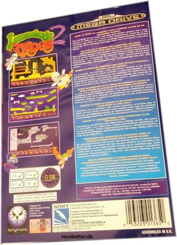 Lemmings 2 The Tribes | Sega Mega Drive Retro Spiel mit Verpackung