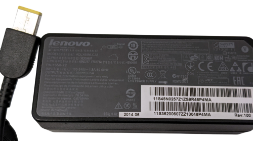 Lenovo AC AdapterNetzteil ADLX65NLC3A PA-1650-72 20V