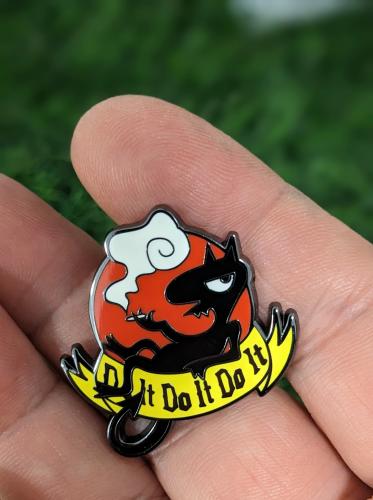 Luci Dämon Do it  Do It  Emaillie Disenchantment Pin Brosche