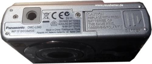 Panasonic Lumix DMC-LS60 | 6,0 MP | Digitalkamera | Silber