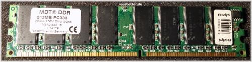 MDT PC Arbeitsspeicher 2x 512MB PC333 SDRAM PC RAM
