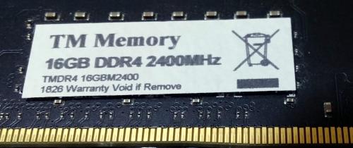 Total Micro TMDR4 16GBM2400 Desktop-Speicher 16 GB 2400 MHz, DDR4