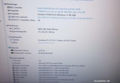 Maxdata Vision 4200X Laptop | Mod 755114 Intel P 1600 MHz 15 Zoll DVD