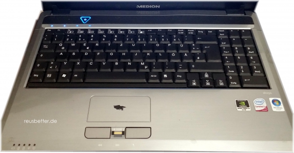 Medion Akoya P6612 gebrauchtes 16" Notebook Intel Core 2 Duo 320GB
