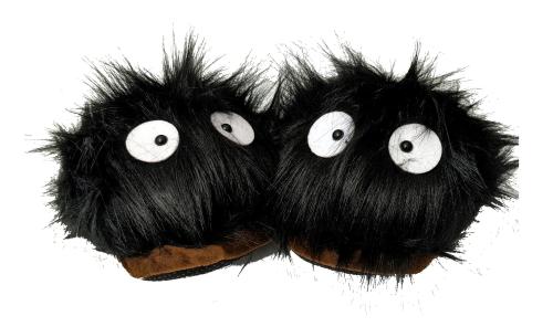 Mein Nachbar Totoro Süße  Rußmännchen Hausschuhe Studio Ghibli Haussschuhe Kawaii