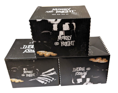 Merry and Fright Tee Pott Set mit Socken fröhlich und schreckliches Set