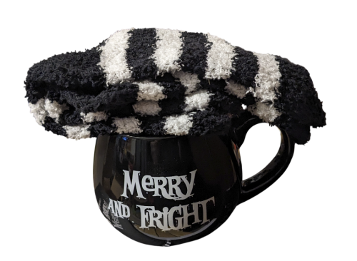 Merry and Fright Tee Pott Set mit Socken fröhlich und schreckliches Set