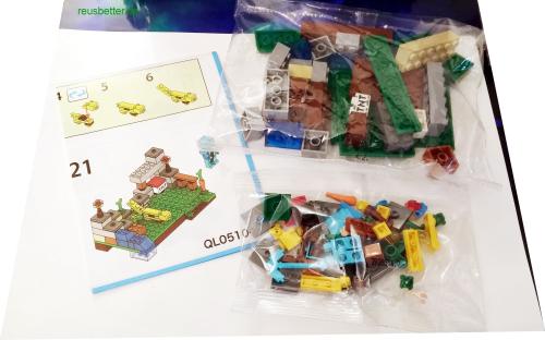 Minecraft Motiv Steve Bausteine Serie | kombinierbar