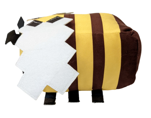 Pixelblock Bee Plushie Minecraft Game Plüsch Biene