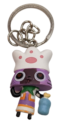 Monster Hunter World ♆ Gourmet Cat Schlüssel/Taschen Anhänger