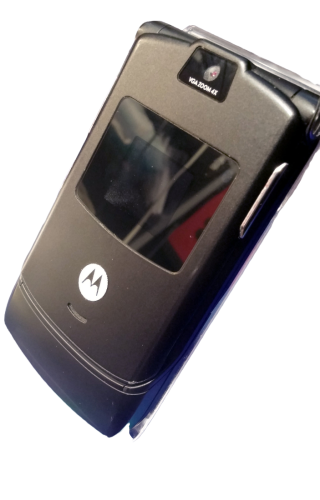 Motorola RAZR V3 Net - Klapphandy | 2,2 Zoll LCD | Android Icons | Schwarz | Simlock Frei