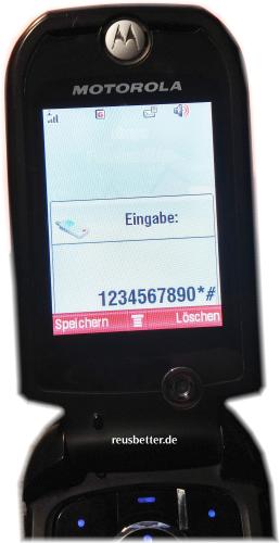 Motorola V1050 Klapphandy - Schwarz| 1.3 MP | 2,2 Zoll | UMTS | Simlock Frei