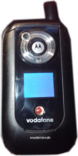 Motorola V1050 Klapphandy - Schwarz| 1.3 MP | 2,2 Zoll | UMTS | Simlock Frei