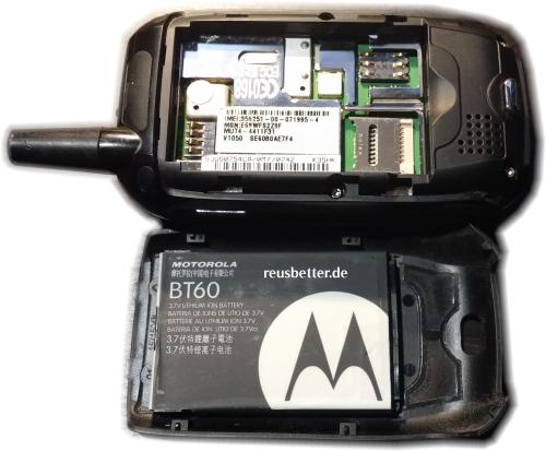 Motorola V1050 Klapphandy - Schwarz| 1.3 MP | 2,2 Zoll | UMTS | Simlock Frei
