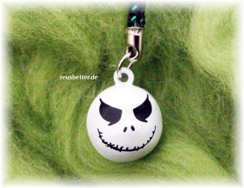 Nightmare Before Christmas Jack Skellington Glöckchen Schelle Weiß