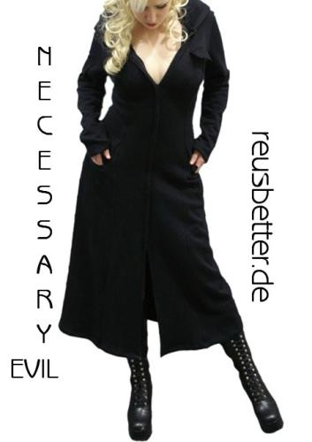 Damen Kapuzenmantel von Necessary Evil - Alcis - Korsett Mantel - XL