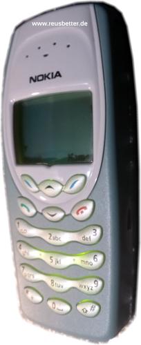 NOKIA 3410 Handy | Klassisch/Candy-Bar | Grün | NHM-2NX  | RETRO Handy | ohne Vertrag