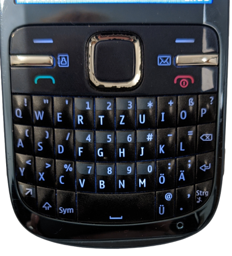 NOKIA C3-00 Bar Handy schiefergrau ❖ QWERTY ❖ 2.0 MP 2.4 Zoll ❖ Mobiltelefon