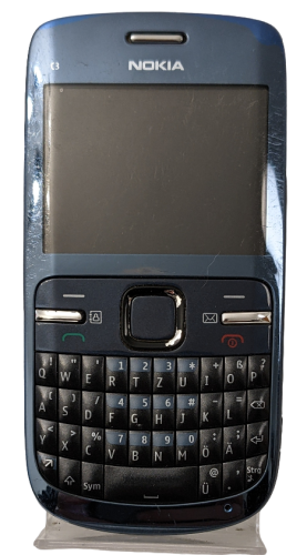 NOKIA C3-00 Bar Handy schiefergrau ❖ QWERTY ❖ 2.0 MP 2.4 Zoll ❖ Mobiltelefon