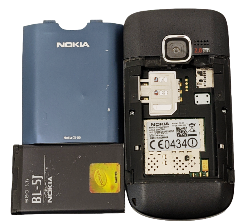 NOKIA C3-00 Bar Handy schiefergrau ❖ QWERTY ❖ 2.0 MP 2.4 Zoll ❖ Mobiltelefon
