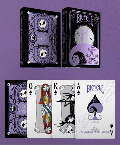Bicycle Spielkarten Nightmare Before Christmas - Tim Burton Skat | Poker Karten