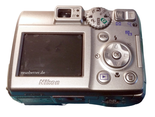 Nikon Coolpix E 4600 Digitalkamera | 4.0 MP | 1.8 Zoll | Silber