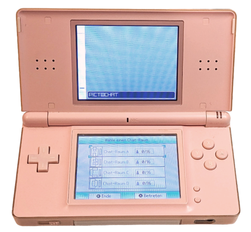 Nintendo DS lite Spielekonsole | Nintendo DS Set USG-001 | Rosa