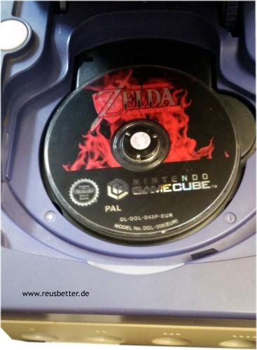 Nintendo GameCube Konsole DOL-001 EUR Lila mit Spiel The Legend of Zelda und Mikro