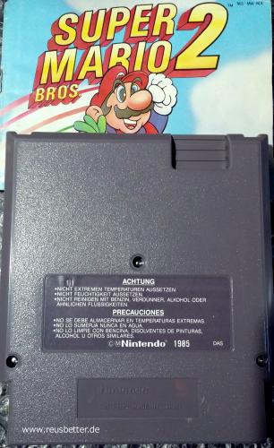 Nintendo NES Spiel Super Mario Bros. 2 Nintendo Entertainment System mit Verpackung