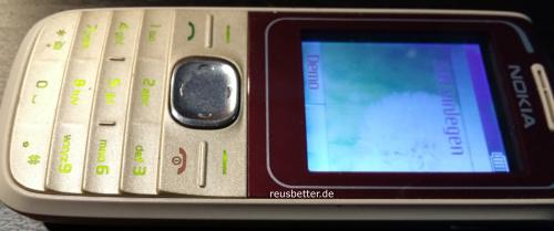 Nokia 1650  | Dunkelrot | Klassisch/Candy-Bar | 1,8 Zoll | SIM frei - Unlock